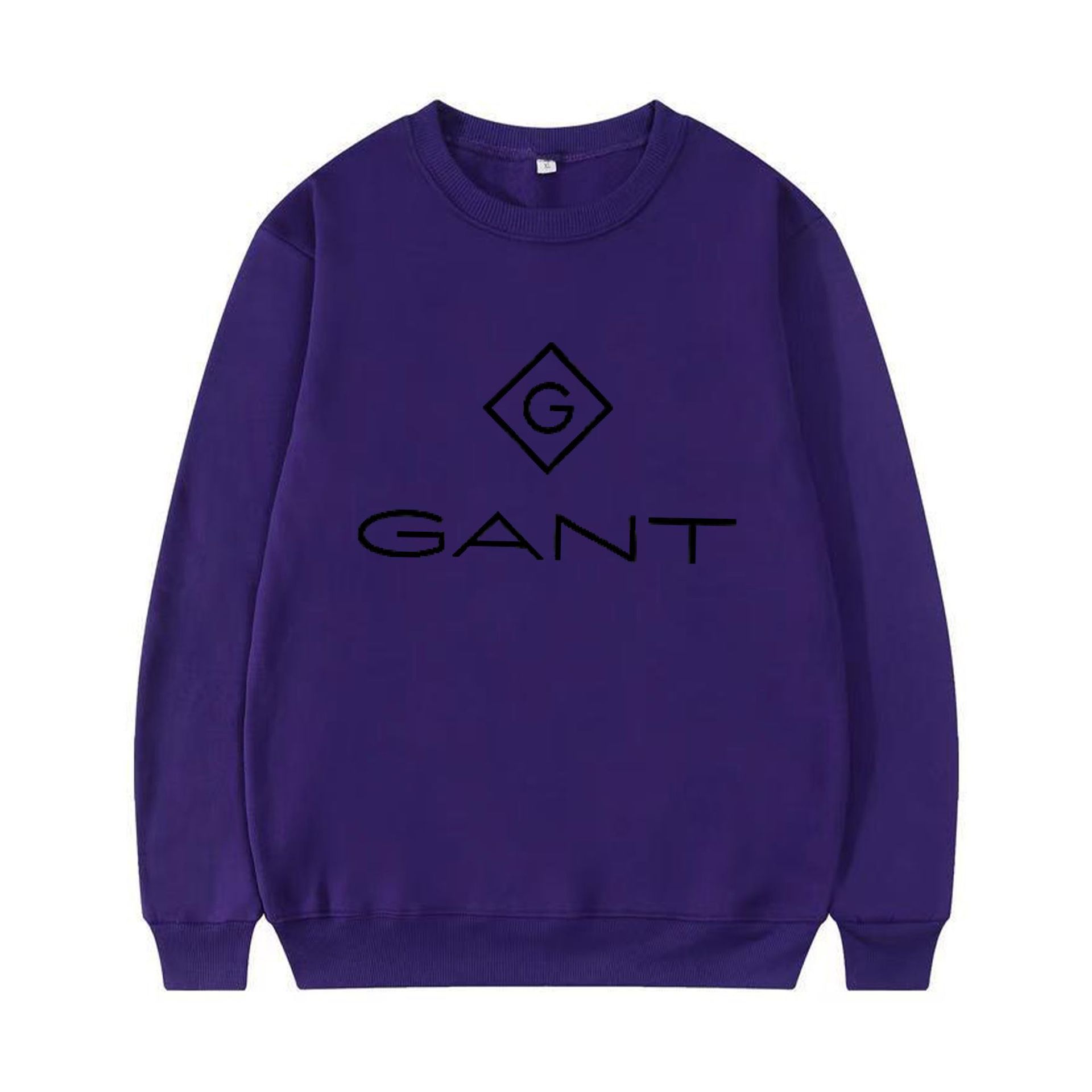 Korean Letter Print Loose Fit Sweatshirt