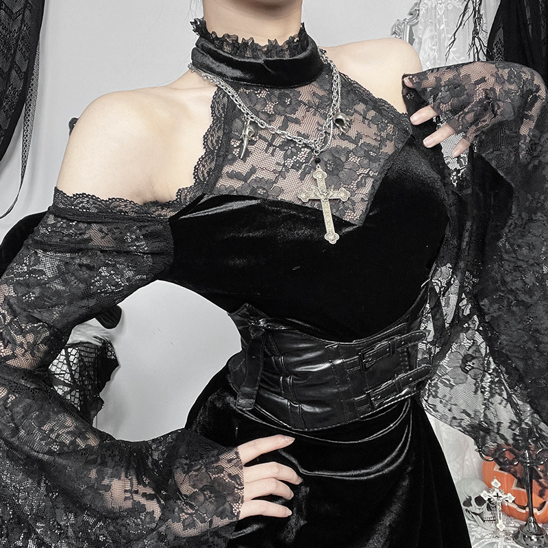 Floral Polyester Strap Neck Three-Quarter Sleeve Fitted Dress