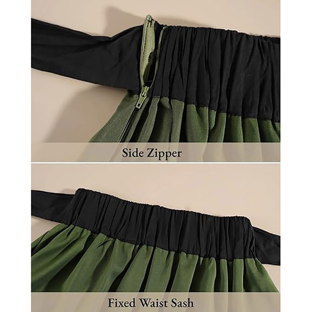 Renaissance Victoria off shoulder lace up dress two-piece formal dress