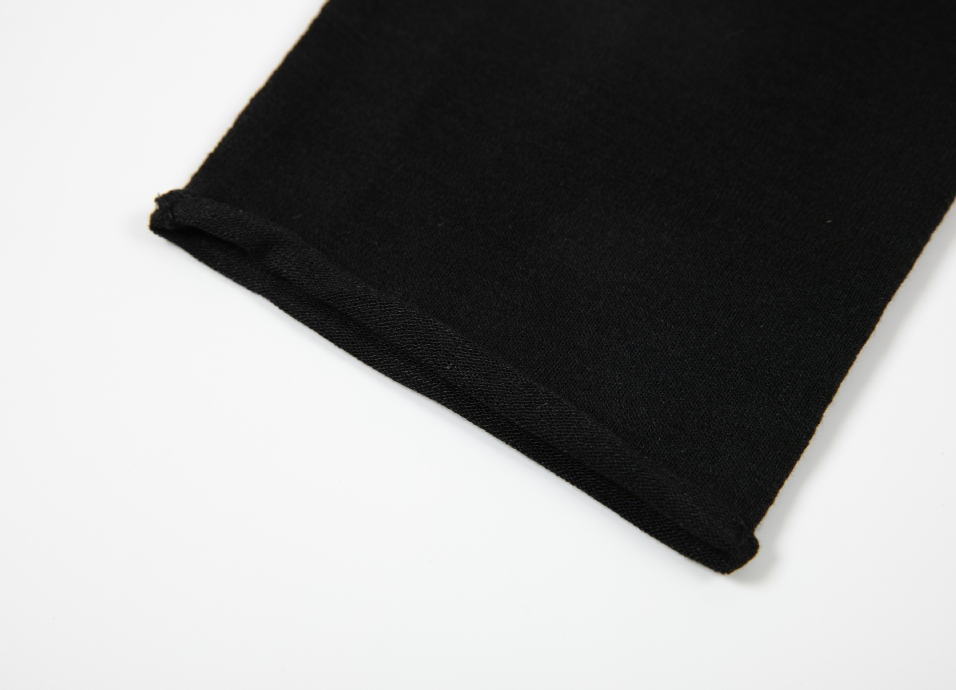Plain Cotton Blend Wrist Length Tee