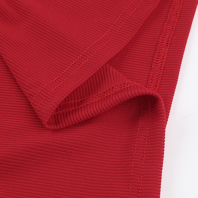 Round Neck Long Sleeve Open Back Polyester Dresses