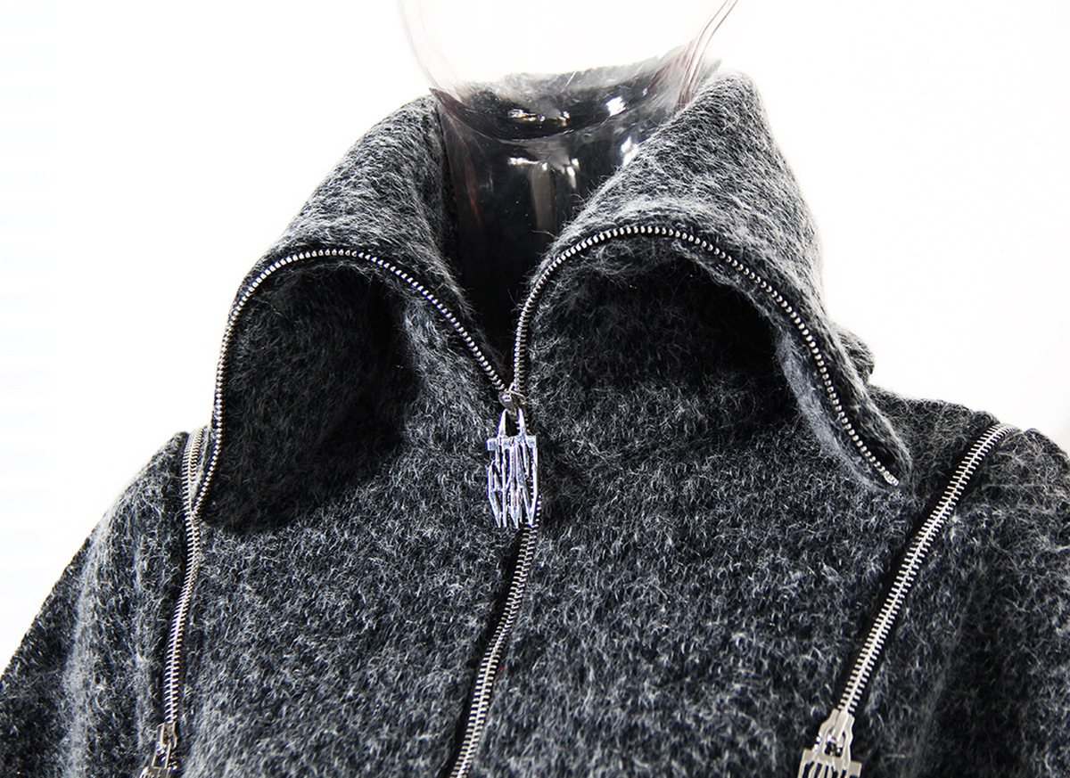 Hedging Oversized High Neck Sweater