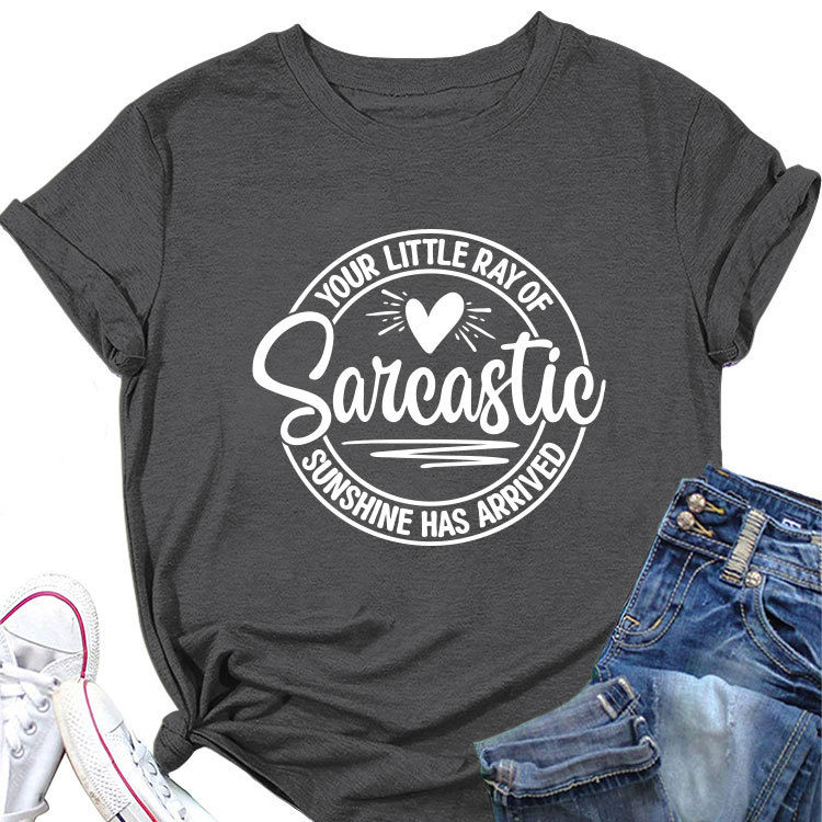 Ladies Geometric V Neck T-shirt
