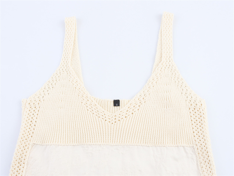 Urban Patchwork Sleeveless Top