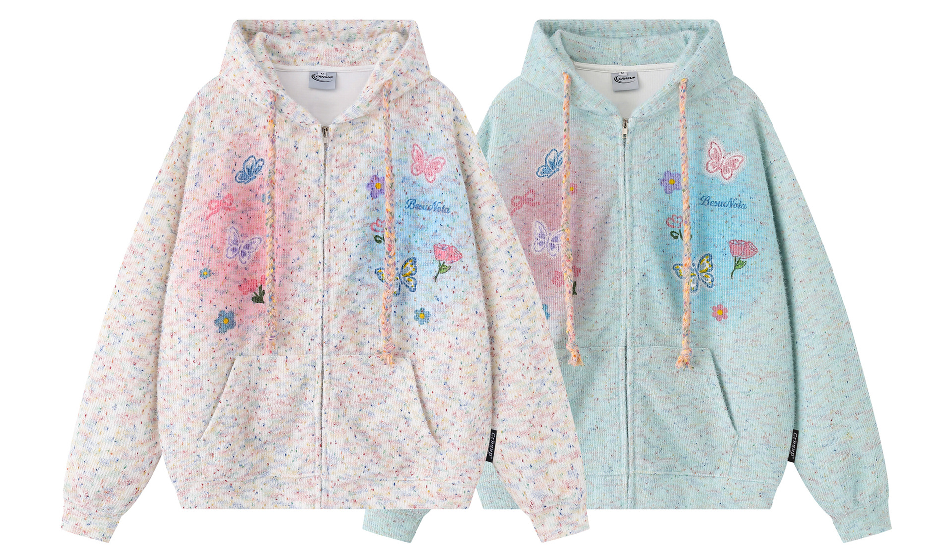 American Retro Loose Fit Long Sleeve Cardigan