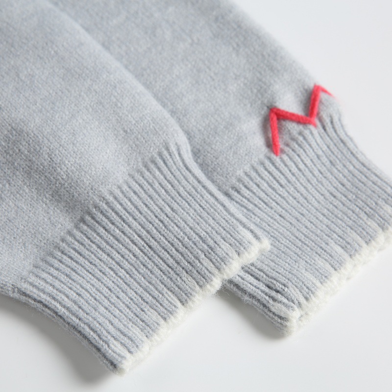 Japanese Workwear Oversized Color Block Stitched Hood Sweater