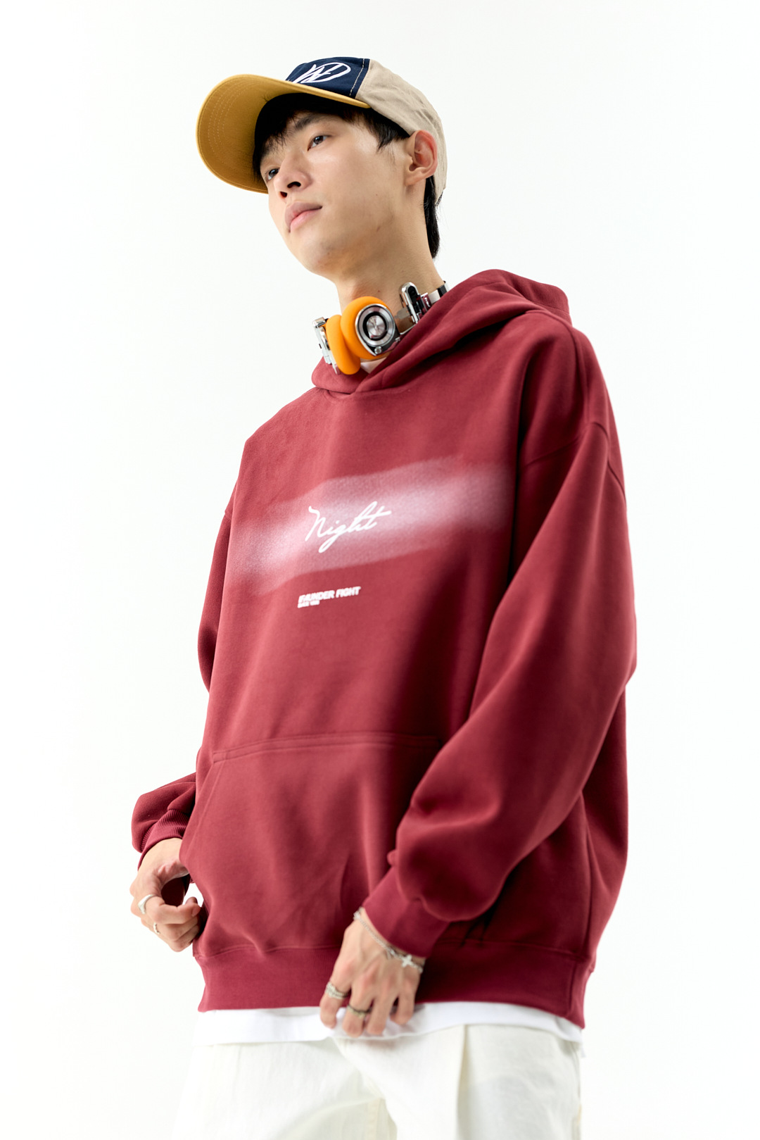 Relaxed American Cotton Hood Sweatshirt