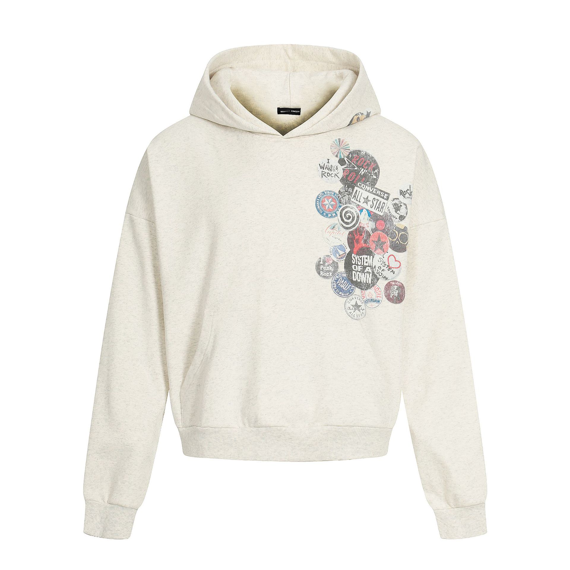 Street Trend Cotton Oversized Hoodie Cartoon Pattern