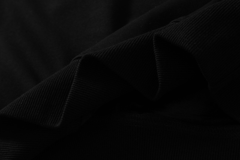 Mens Relaxed Cotton Stripe Hoodie