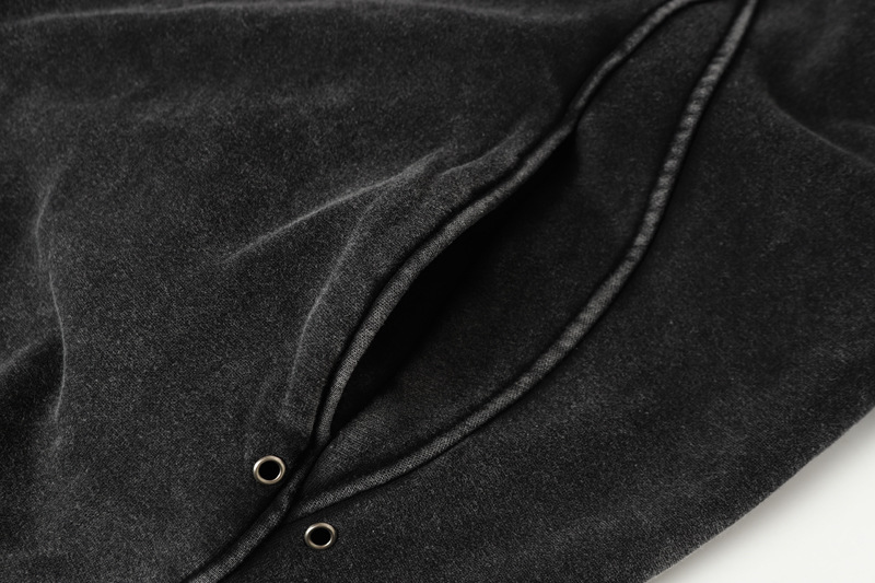 Urban Aged Cotton Pieced Hoodie