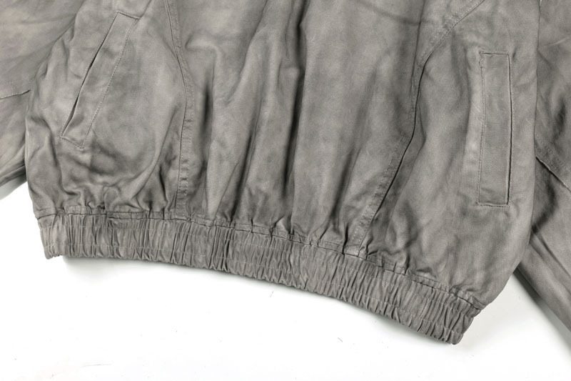 Vintage Distressed Cotton Patchwork Cropped Hooded Utility Jacket