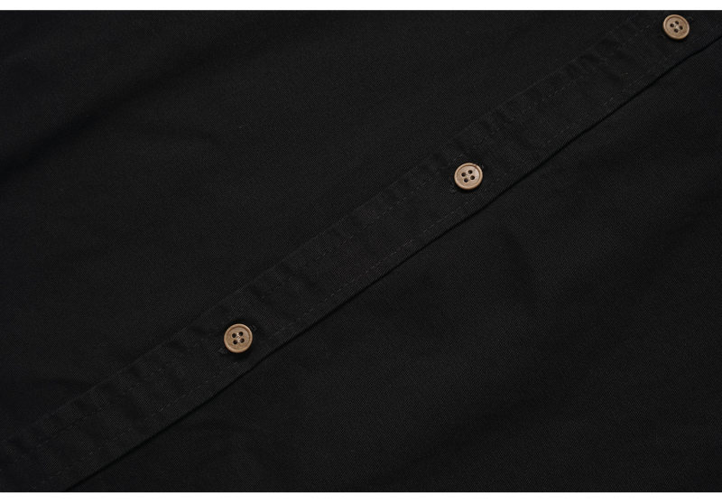 Relaxed Fit Utility Cotton Blend Shirt