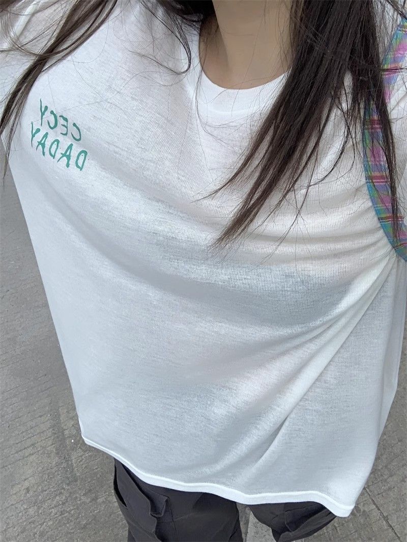 Ladies Relaxed Long Sleeve UV Graphic Hood Shirt