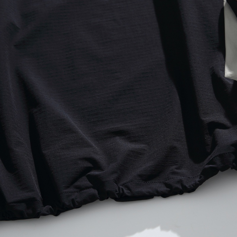 Graphic Oversized Nylon Hoodie