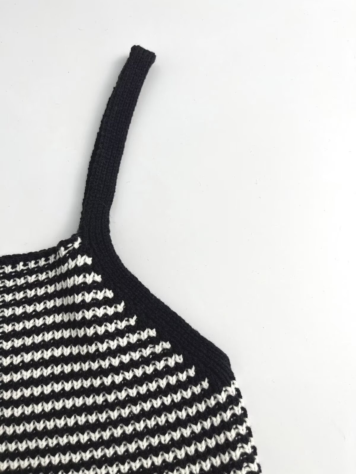 Peplum Stripe Slim Tank