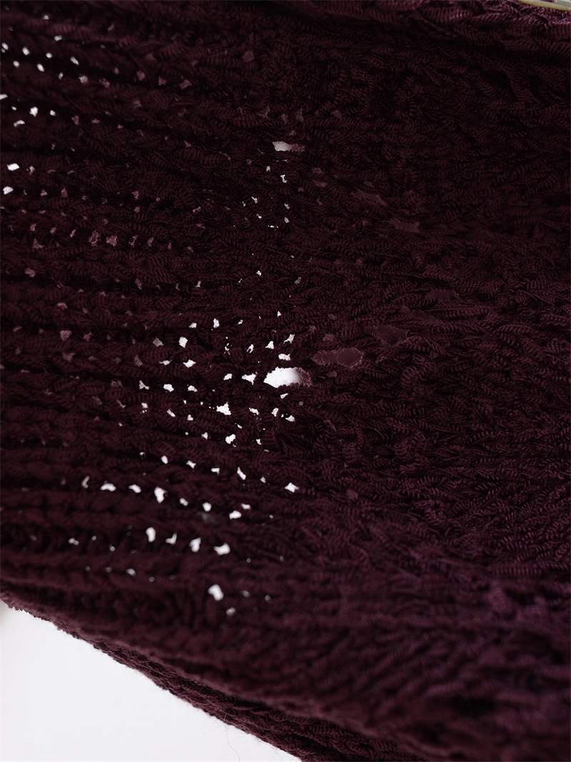 Style Round Neck Pullover Women's Unique Design Knit Sweater