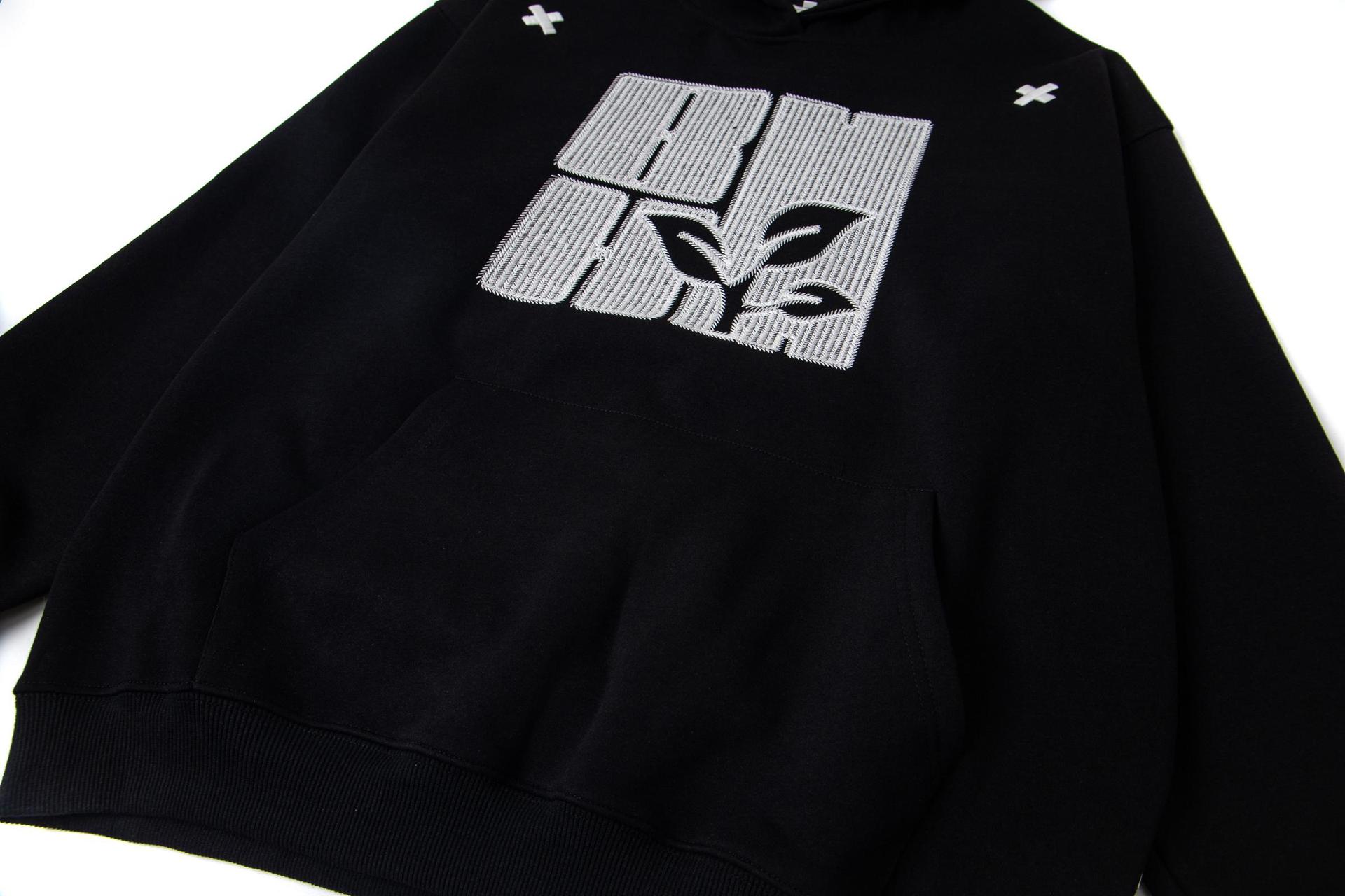 Cruciform Cotton Hoodie