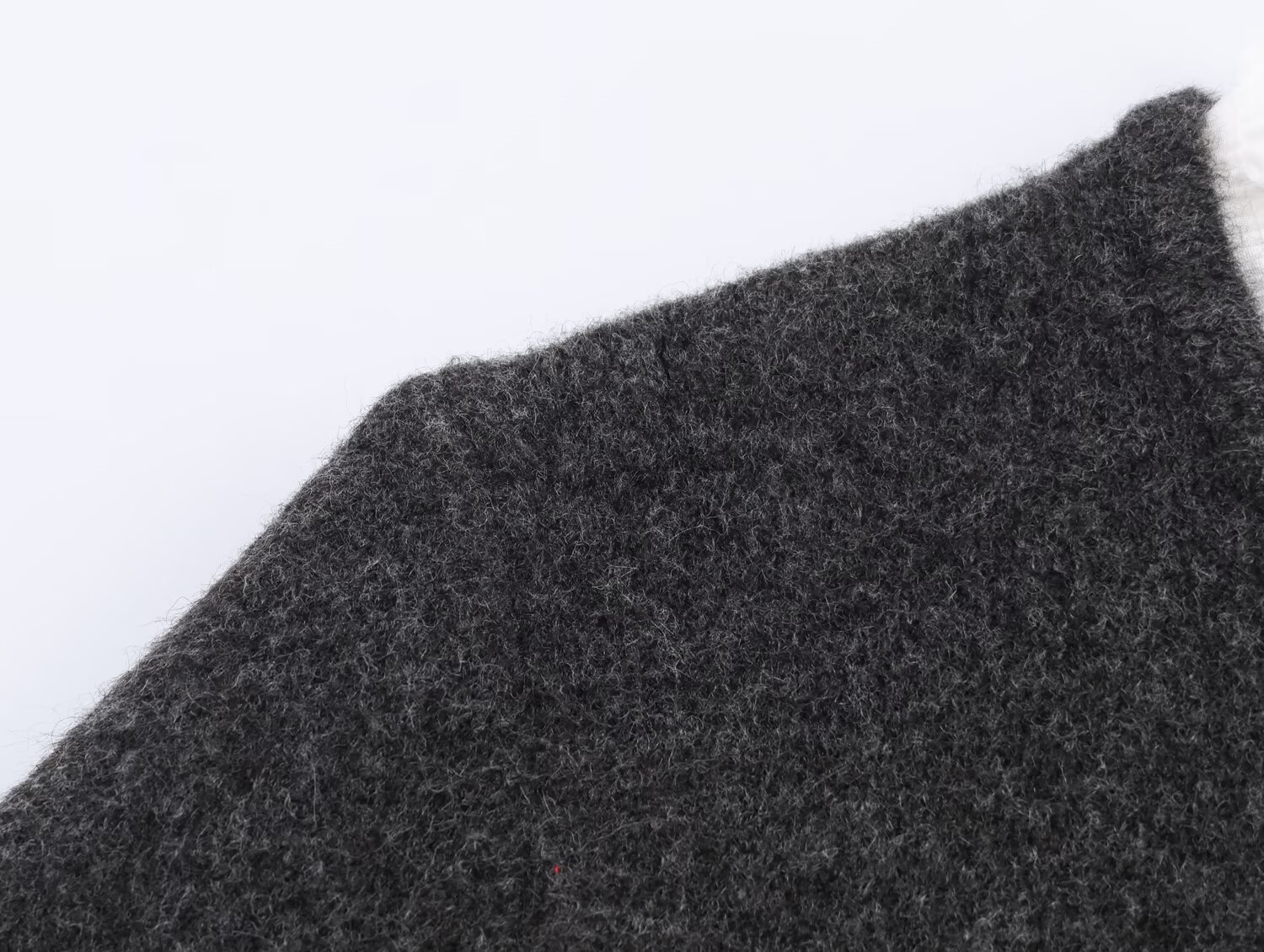 Two-Tone Button-Front Polyester Sweater