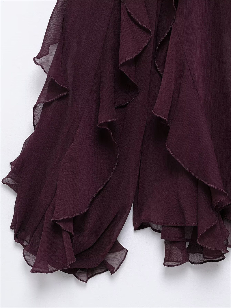 Oversized Solid Ruffled Full Sleeve Shirt