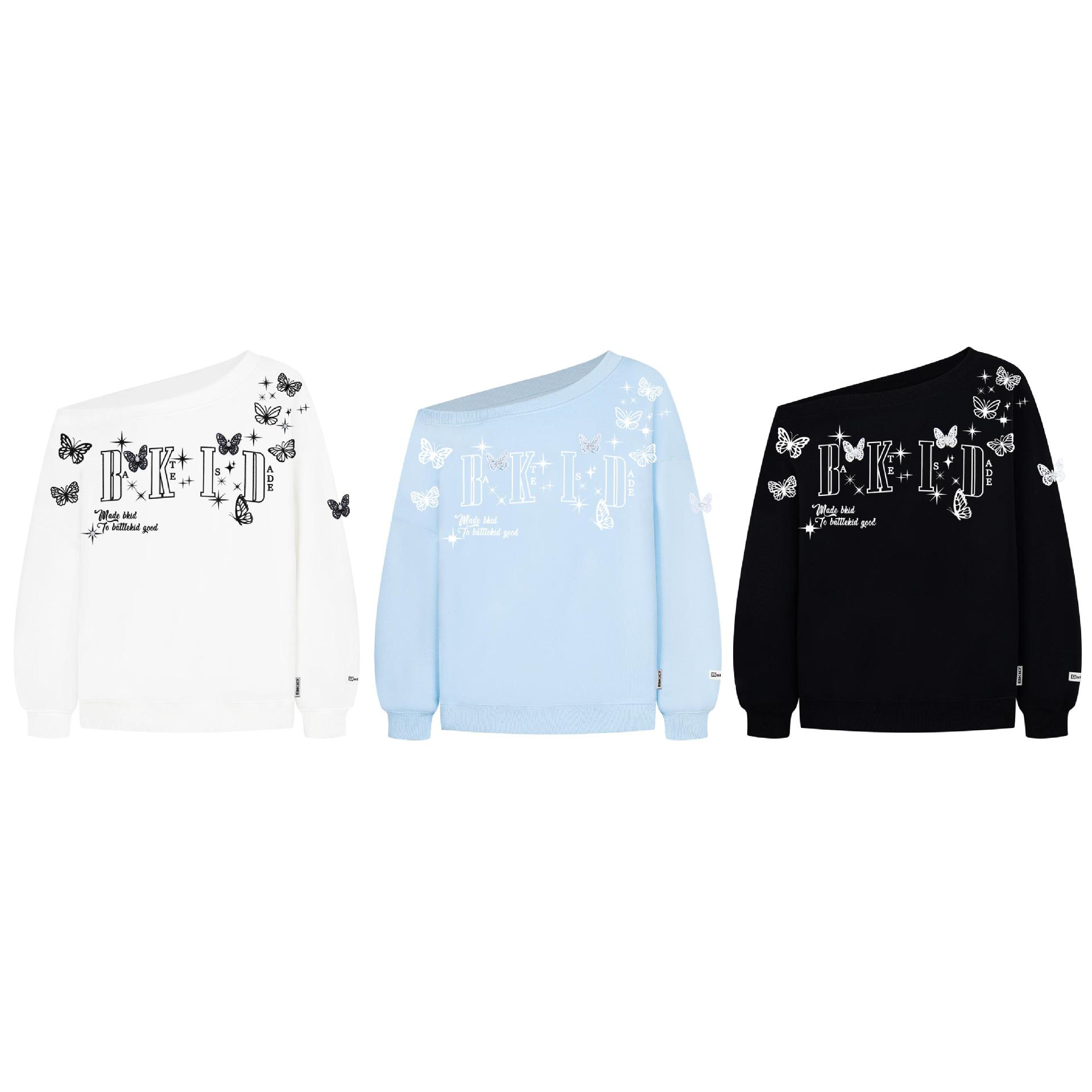 Dimensional Winged Flame Studded Hoodie