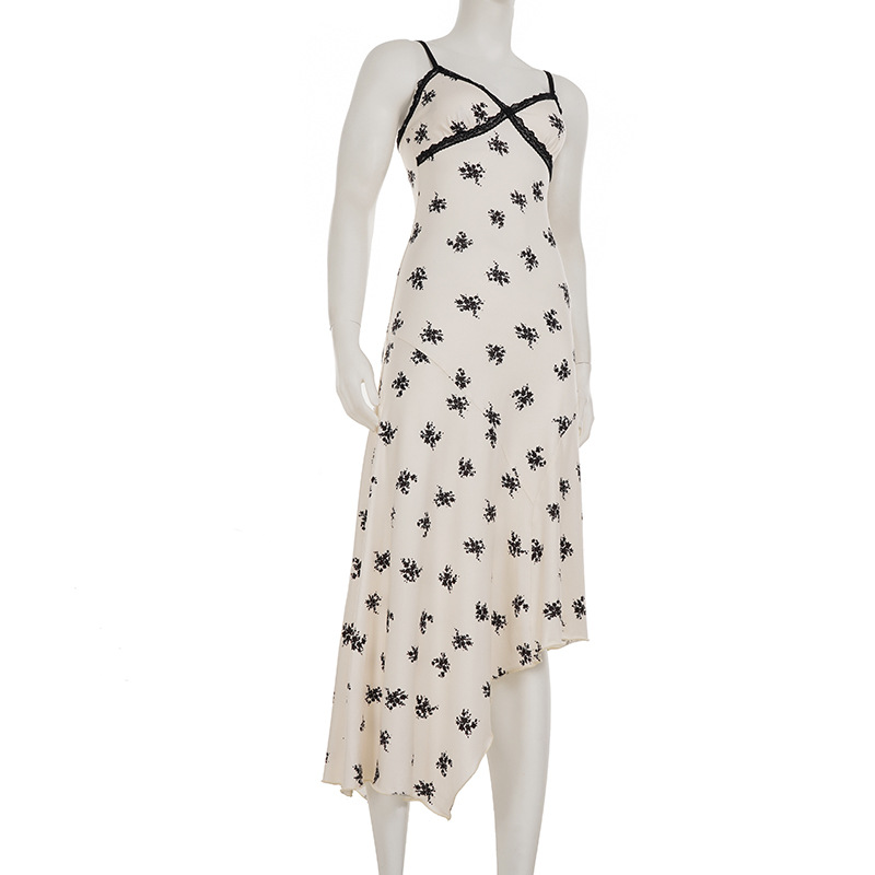 Collarless Asymmetric Hem Fitted Dress