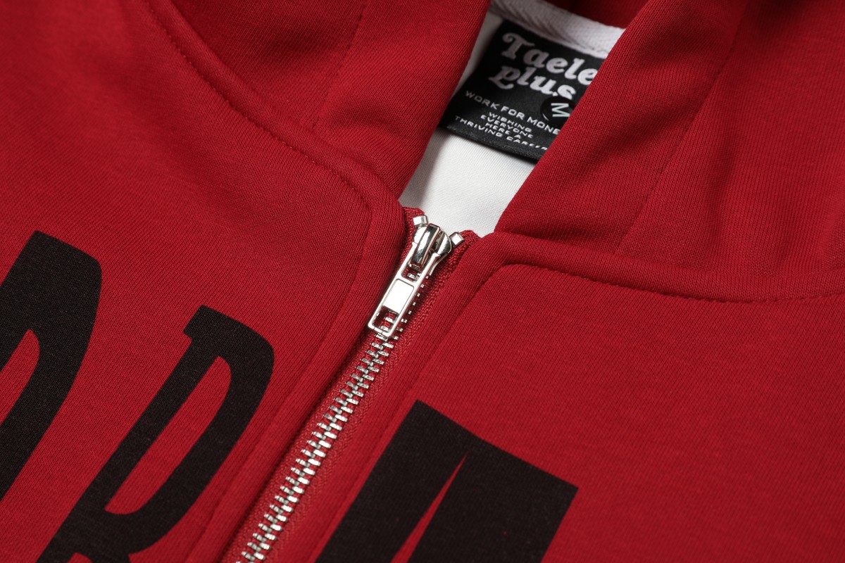 American Graphic Crystal Oversized Hooded Open Front Sweater