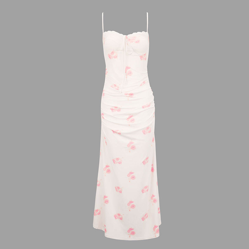 One-Shoulder Sleeveless Fitted Maxi Dress