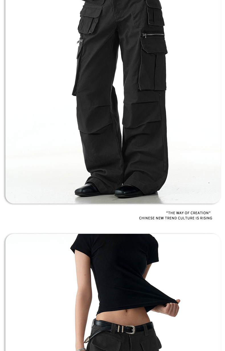 Leg Work Pants for Men and Women with Multiple Pocket Casual Long Pants
