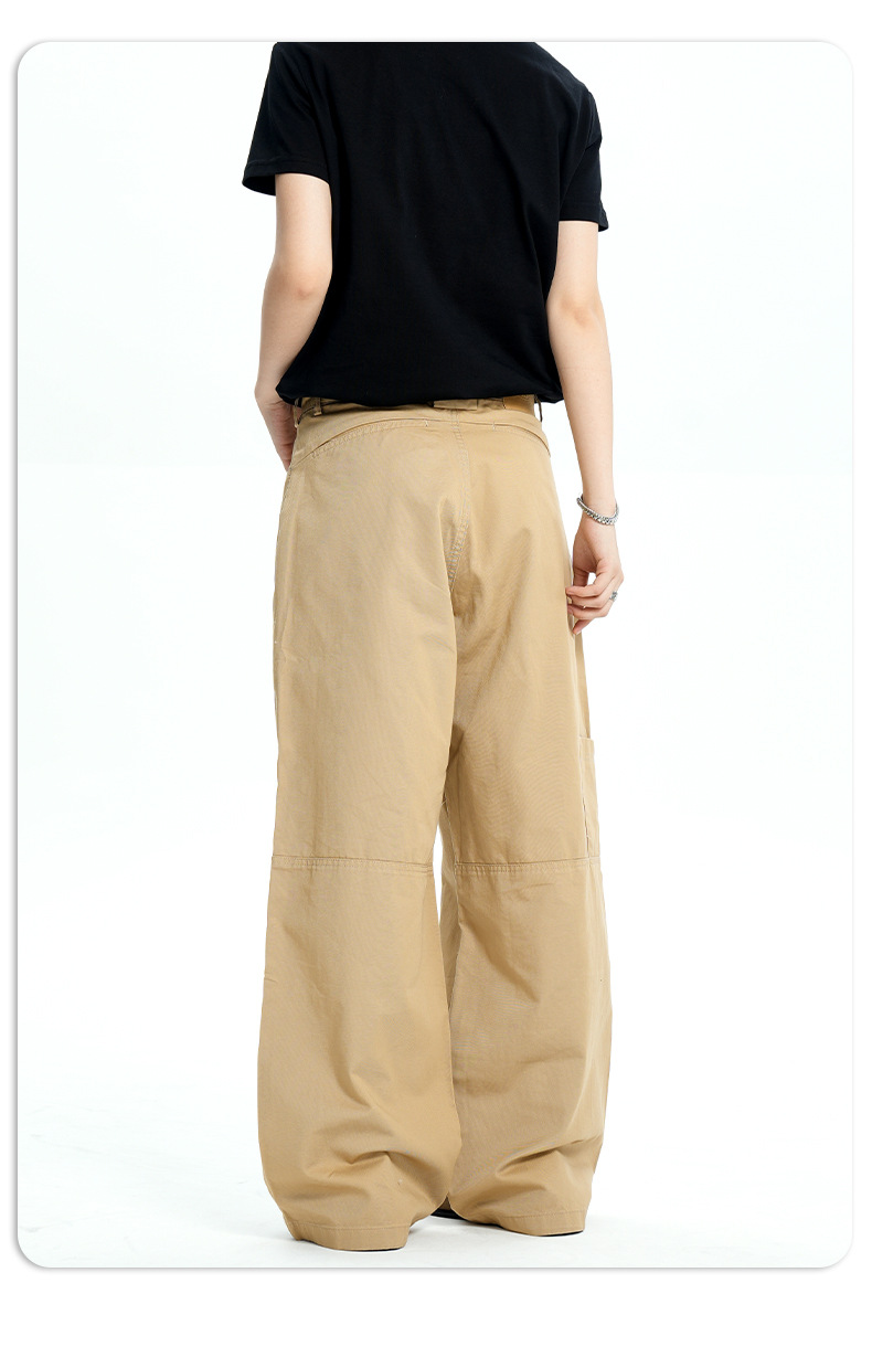Straight Casual Pants for Men and Women, Simple Cleanfit 3D Trendy Slim Fit Commuting Loose Long Pants