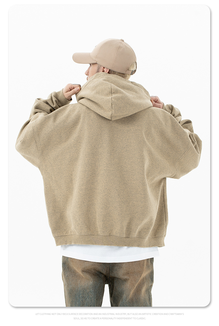 Faded Ombre Cotton Hoodie