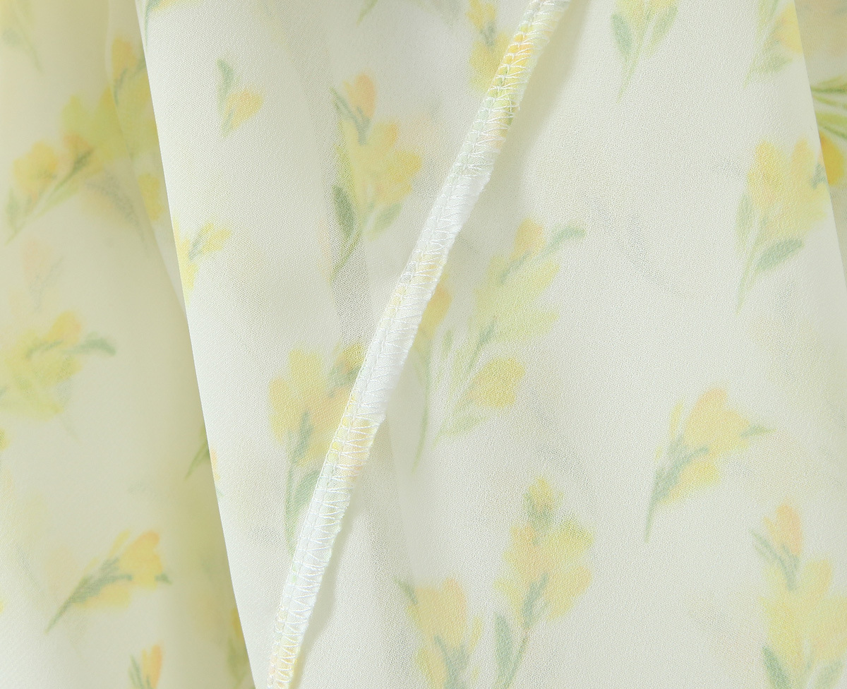 Sleeveless Breezy Crisscross Strap Blossom Print Asymmetric Dress