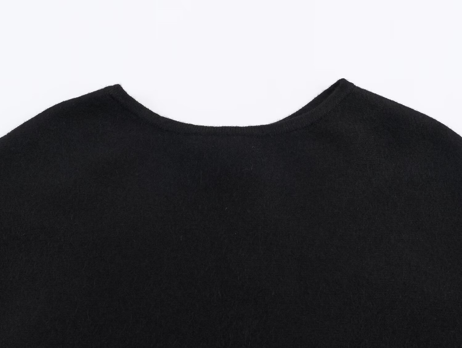 Plain Cape Polyester Crew Collar Shirt