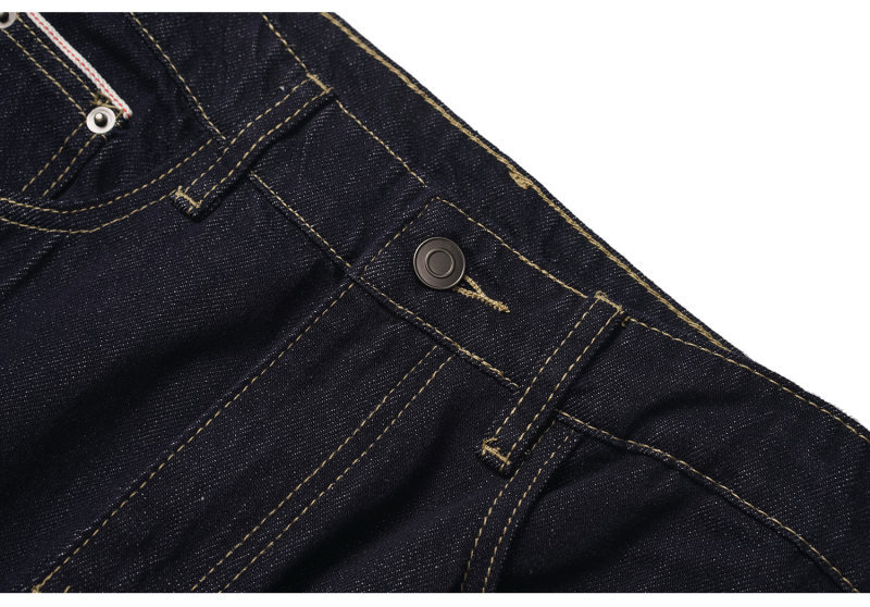 Washed Denim Blue Jeans Loose Straight Leg Slightly Flared Long Pants