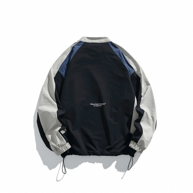 Graphic Oversized Nylon Hoodie