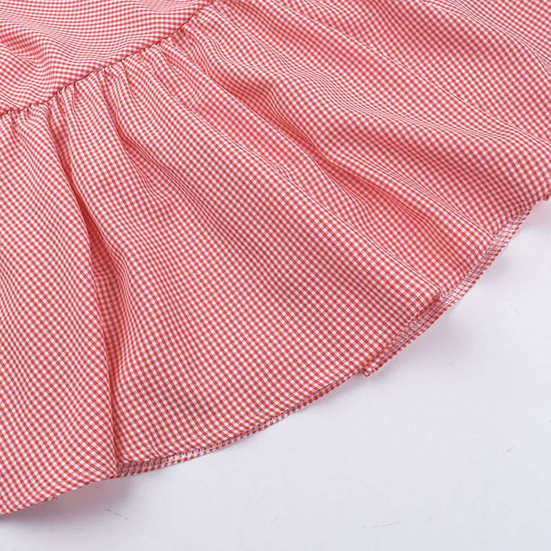 Flirty Checked Halter