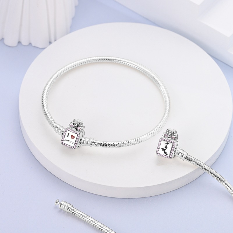 Copper Plated 925 Silver Bracelet Starfish Shell Turtle Basic Chain Pan Family Beads DIY Handmade