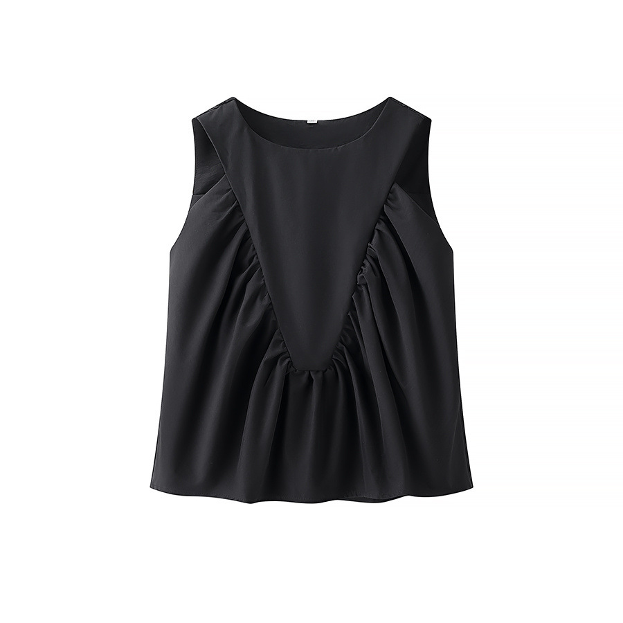 Color Block European Style Sleeveless Tank