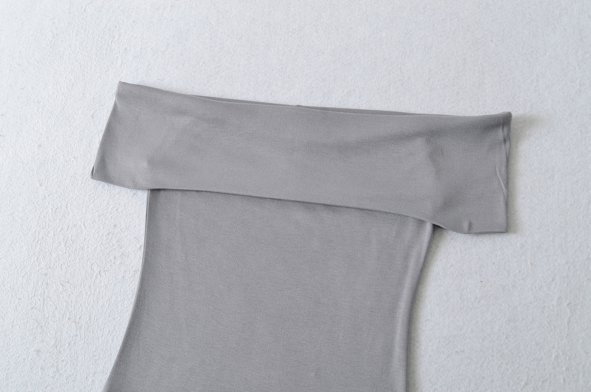 Slim One-Shoulder Plain Crop Top T-Shirt