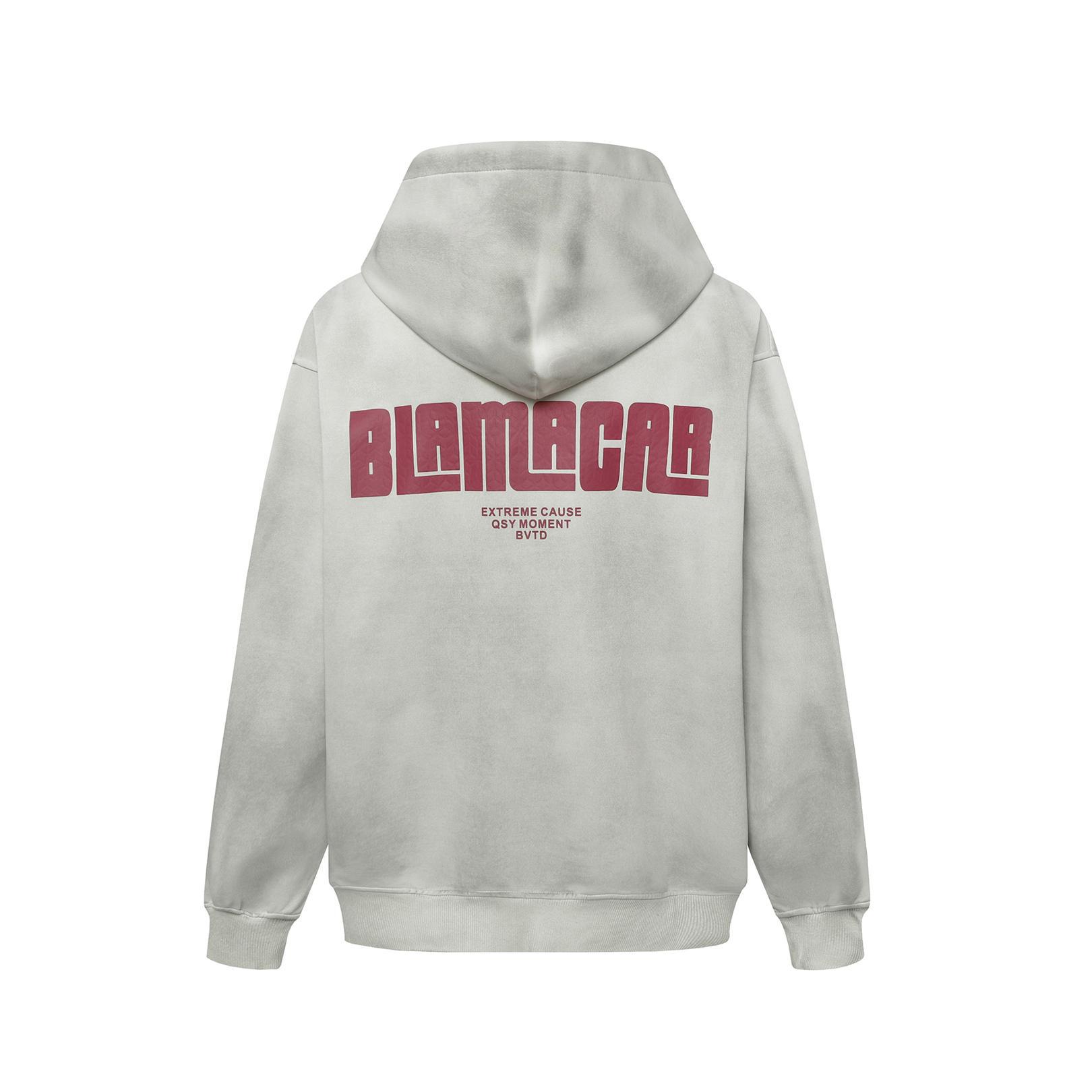 Unisex Cotton Polyester Alphabet Hoodie
