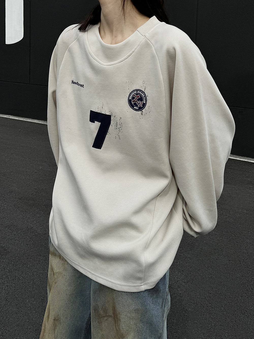Vintage Athletic Cotton Crewneck Sweater