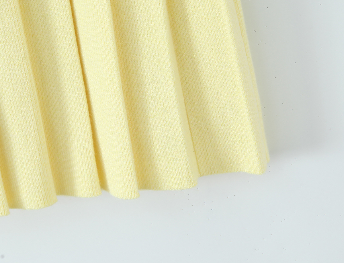 Accordion Knit Skirt