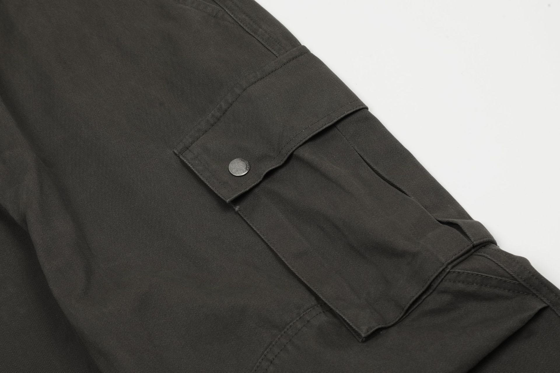 Multi-Pocket Flared Work Pants for Men and Women