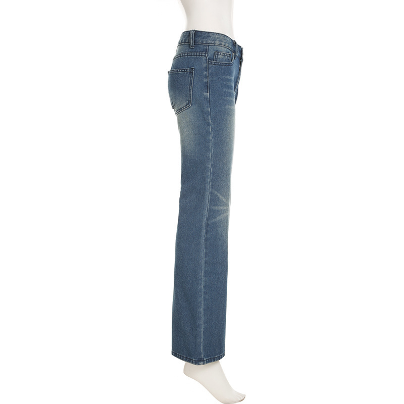 Basic versatile slim fit spicy girl jeans