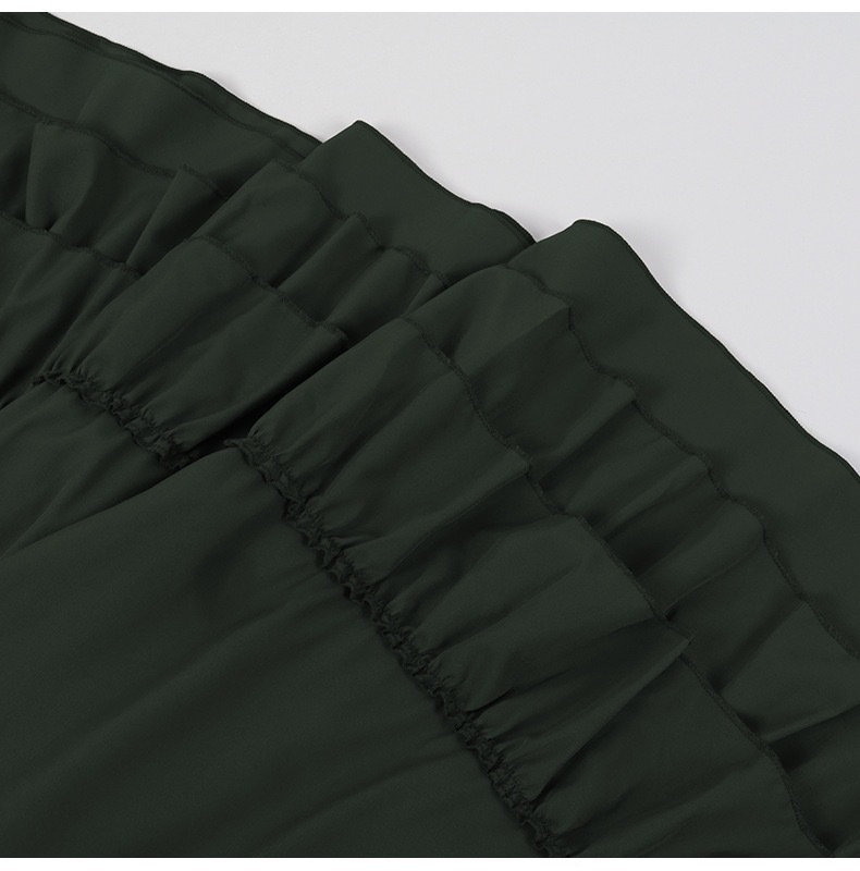 Ladies' Dark Historical Polyester Costume Skirt