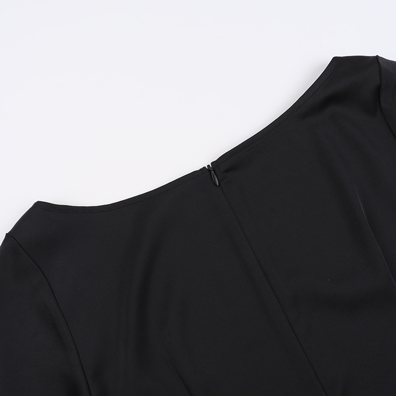 High-Rise Polyester Body-Hugging Mini Skirt