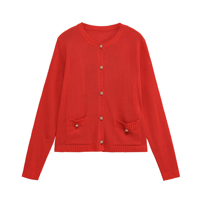 Tailored Ladies Plain Long Sleeve Crew Sweater