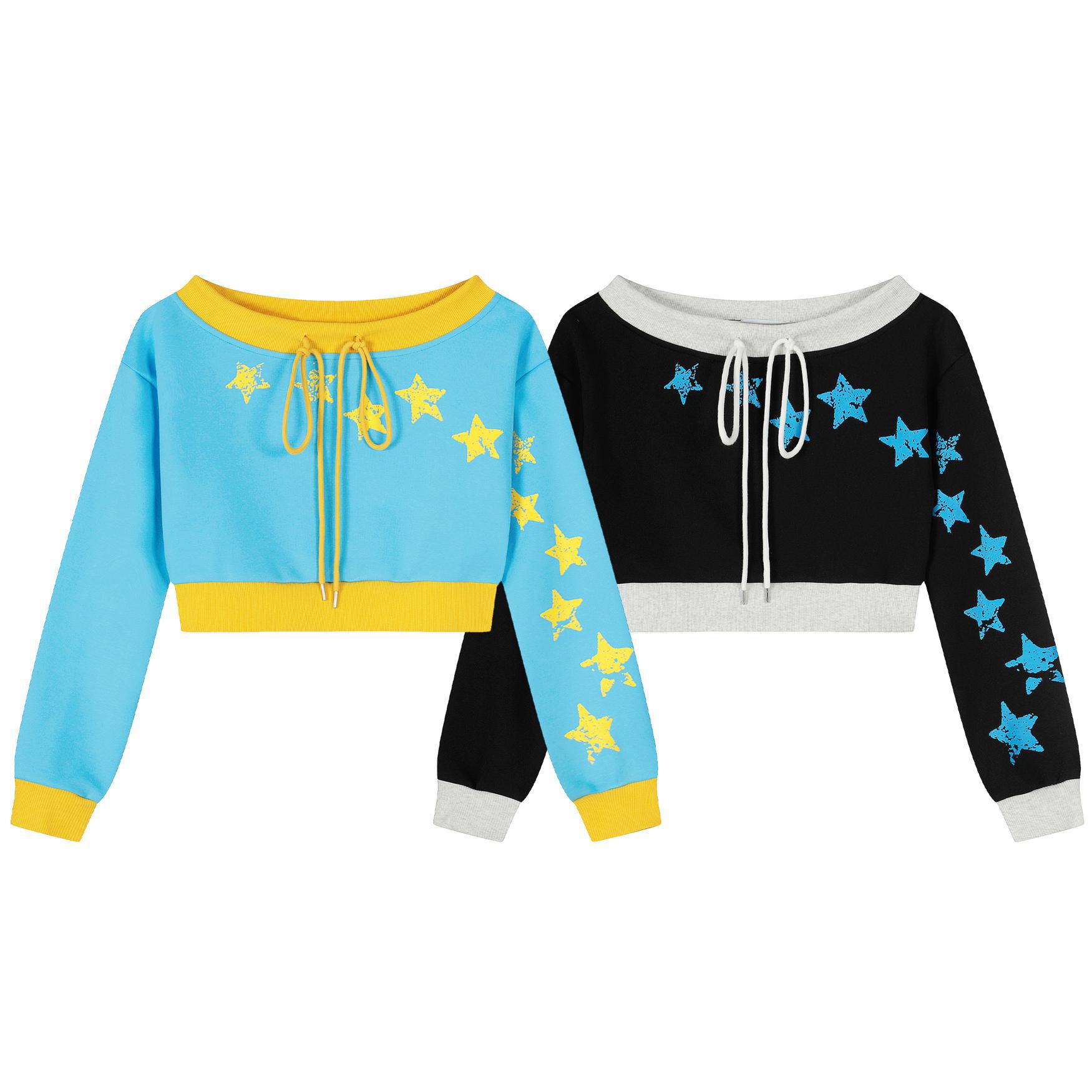 Vibrant Galaxy Graphic Full Sleeve Sweatshirt