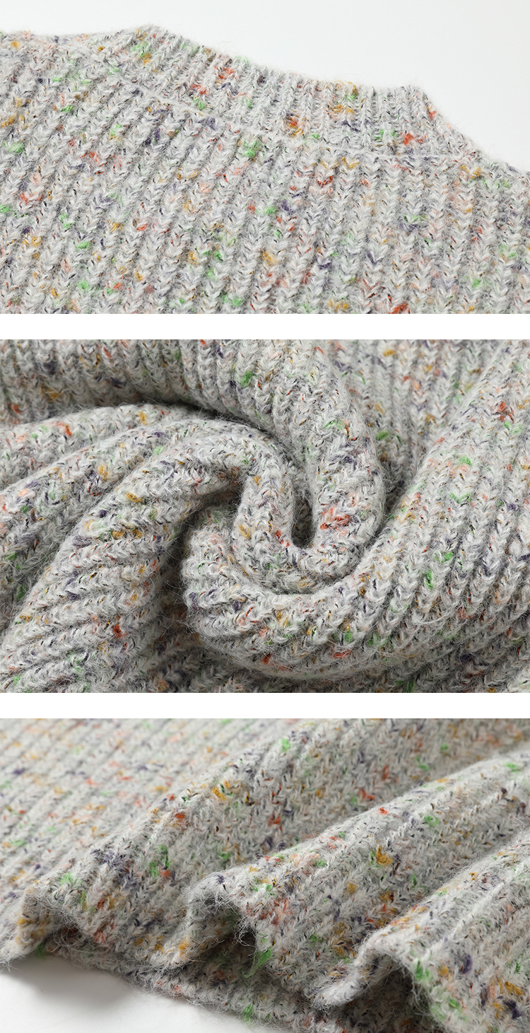 Japanese Workwear Two-Tone Oversized Sweater