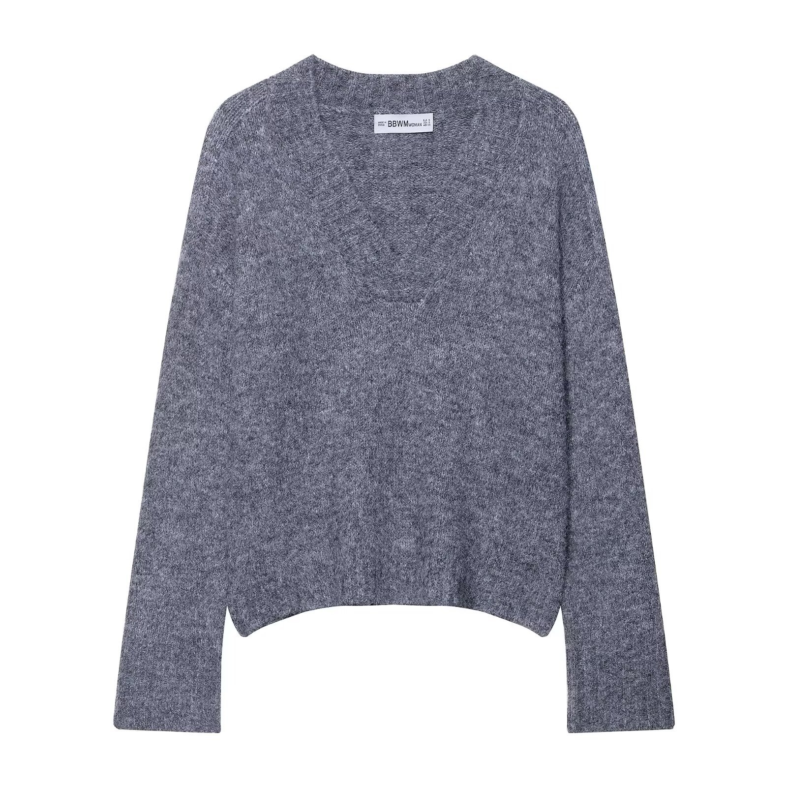 Classic Ladies Wrist-Length Plain Polyester Sweater