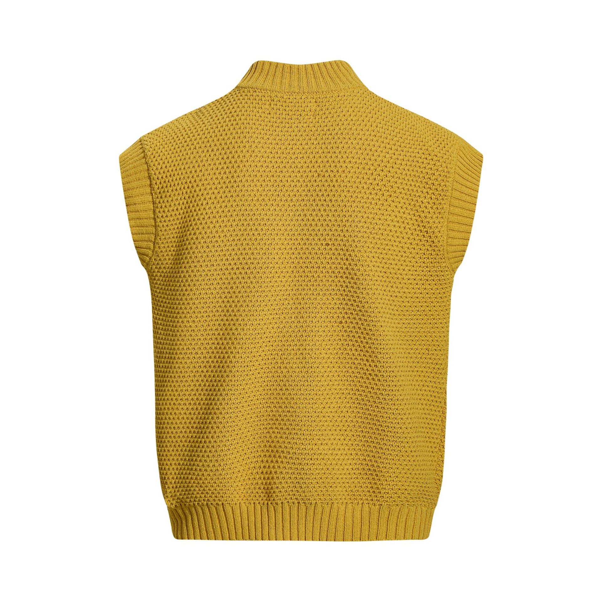 Relaxed Zipper Front Sweater Vest